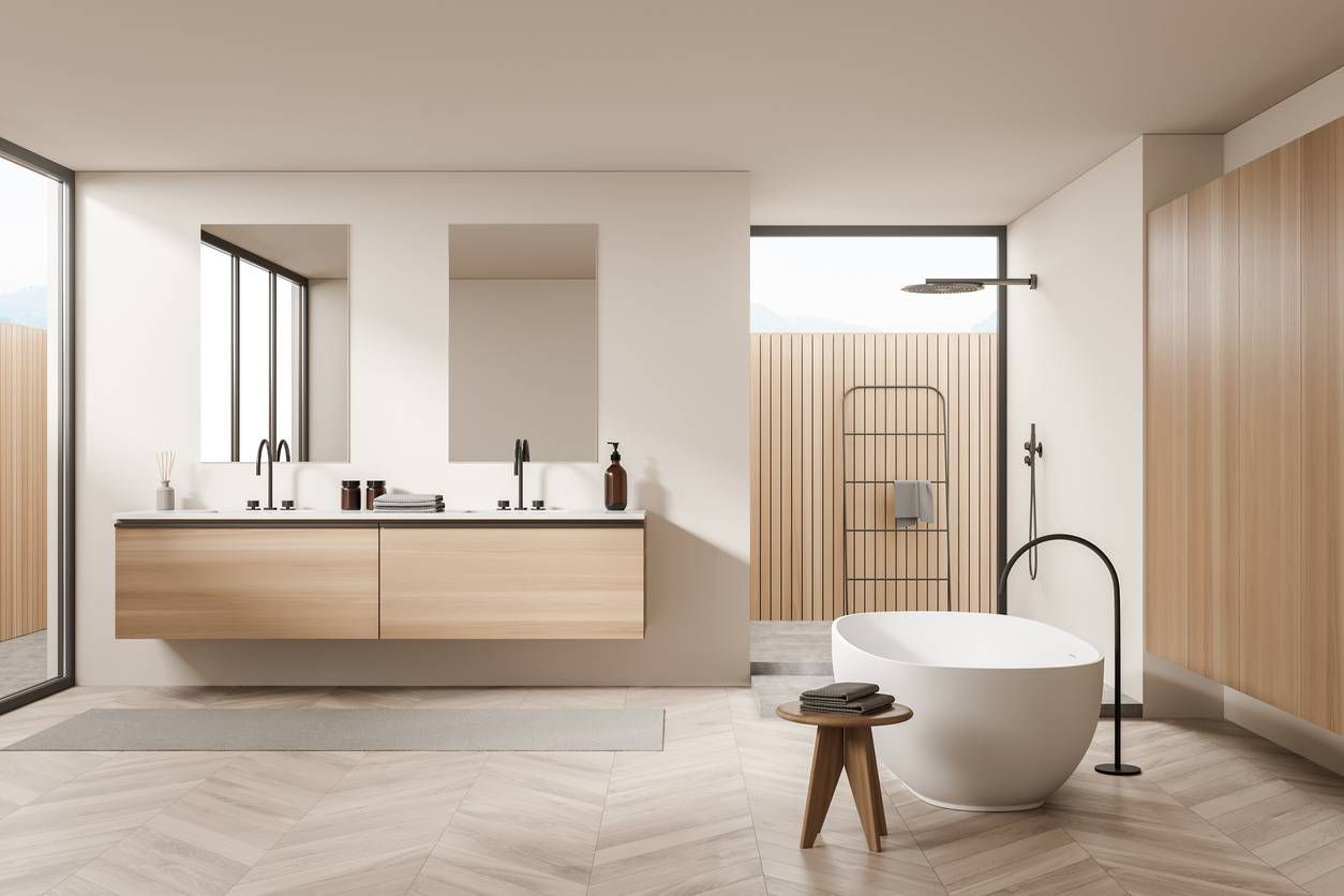 salle de bains design vasque sur mesure