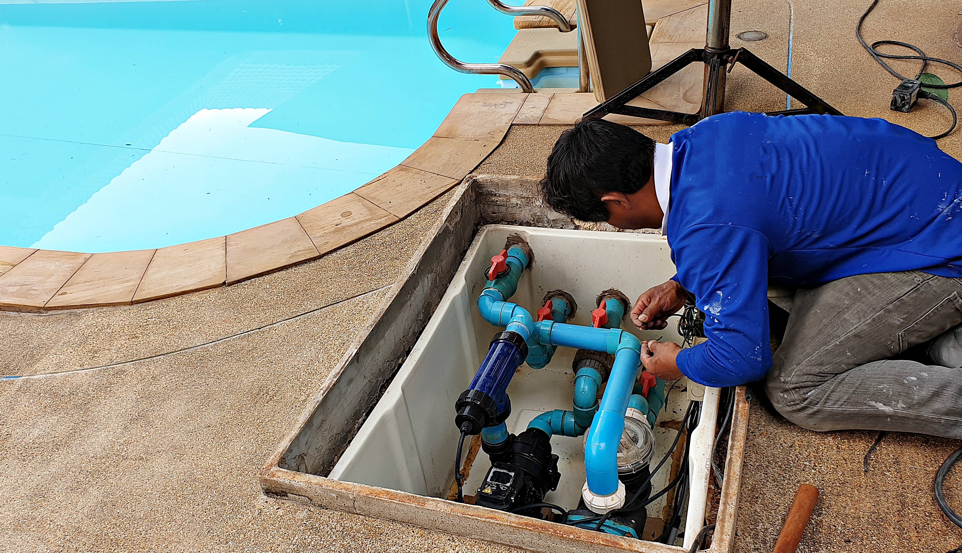 Vérifier une pompe de piscine