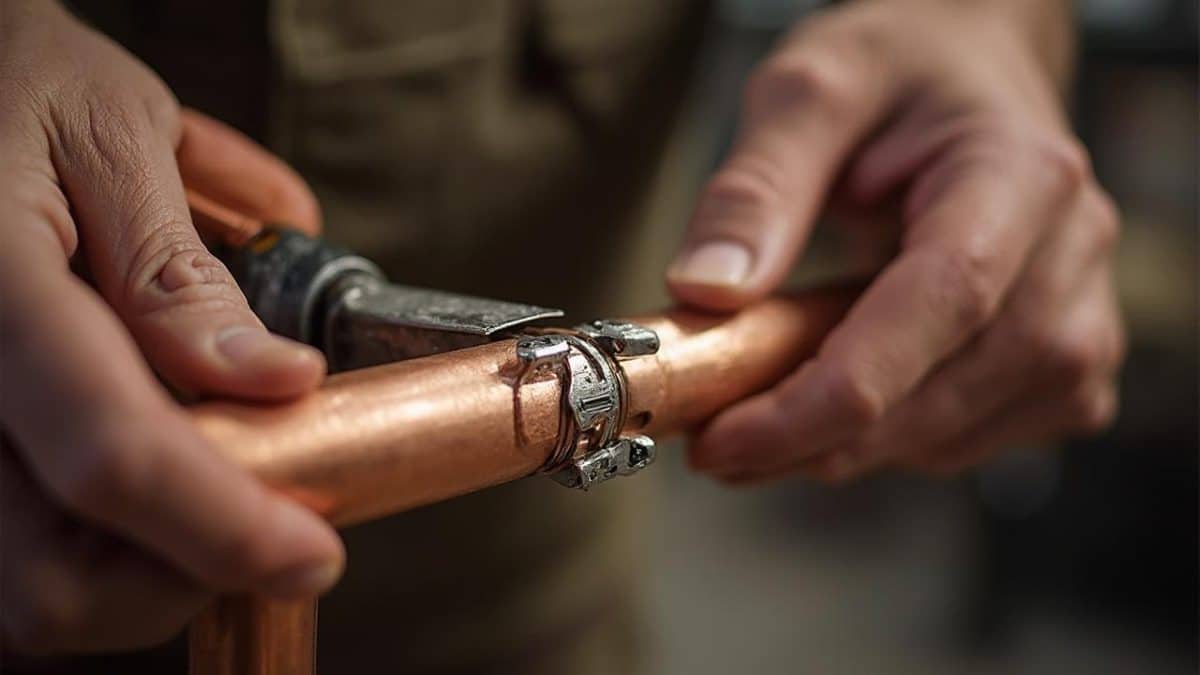 Gros plan sur des mains qui réparent minutieusement une montre de poche.