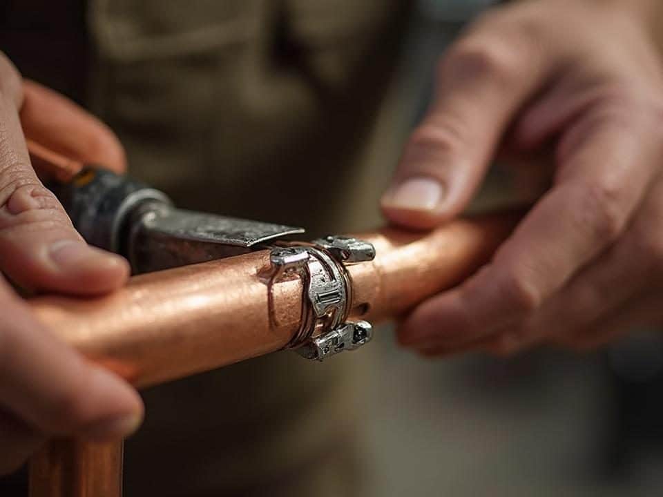 Gros plan sur des mains qui réparent minutieusement une montre de poche.